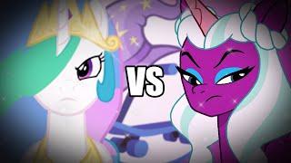 RAP BATTLE: Princess Celestia vs Queen Opaline!