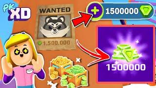 PK XD FREE GEMS IN PROFESSION UPDATE!  || PK XD WANTED RACOON FREE GEMS || PK XD KINGPRO24