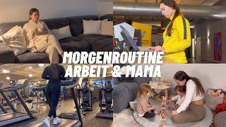 Morgenroutine vor der Arbeit|Fitness und Mama Alltag‍‍|LIFEOFBINII