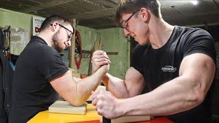 Armwrestling before I trained