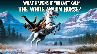 What Happens If You Can't Calm the White Arabian Horse ? | Red Dead Redemption 2