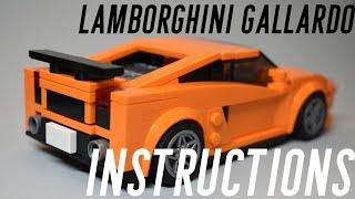 LEGO Lambo Gallardo Building Instructions / Tutorial