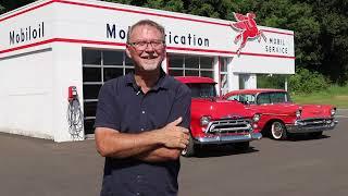 '50s-era Mobil gas station recreated in New York