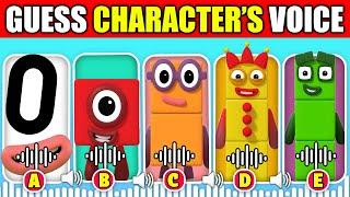 Can You Guess the NumberBlocks Characters by Voice?  | NumberBlocks Animation | 0,1,2,3,4