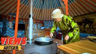 SHUUZ MEAT: Mongolian Nomad ALL NATURAL Food Preservation! Nomad Life | Views