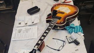 Best "Chibson Ever" Les Paul Guitar Unboxing,$206 start full Upgrade $800.Play through