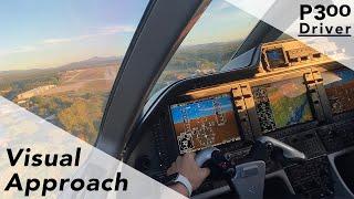 Phenom 300 Visual Approach​ Rwy 15 into KBTV (Burlington, Vermont)