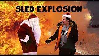 SLED EXPLOSION with Stunt Freaks Team!!