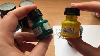 Обзор туши для рисования часть 1