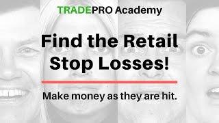 How to Find Retail Traders Stop Losses and Profit as They are Hit