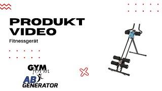 Gymform® Ab Generator 4:3 - Bauchtrainer für Zuhause, Ganzkörper-Trainingsgerät Fitnessgerät