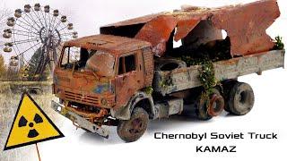 Restoration Chernobyl Truck Abandoned Soviet KamAZ rusty car