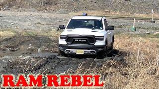 2020 Ram 1500 Rebel Off Road Mudding Rock Crawling up Rolling Rock Hill