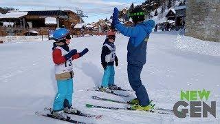 Kids Skiing - Learning How to Ski with New Generation Ski School