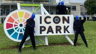 Leaders break ground on new Blue Man Group theatre at ICON Park