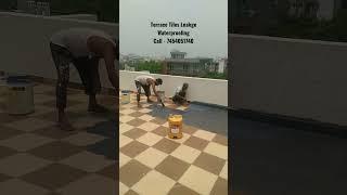 Waterproofing Treatment terrace tiles , Terrace tiles waterproofing , Tiles Leakage repair