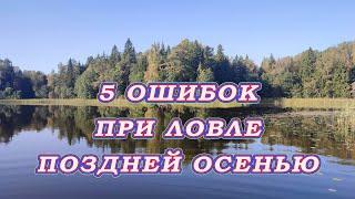 5 ОШИБОК ПРИ ЛОВЛЕ щуки поздней осенью! Осенние проводки для щуки!