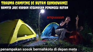 CAMPING HOROR: Penampakan sosok bermahkota di hutan gondowangi @elhorrorshort