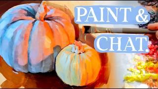 time for an art reset!  paint and chat - no music