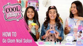 How To Use the NEW Go Glam Nail Salon from Cool Maker with the GEM Sisters!