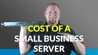 How much does a server cost for a small business?