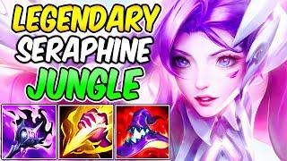 S+ SERAPHINE JUNGLE - LEGENDARY BATTLE DOVE SERAPHINE GAMEPLAY | Build & Runes | League of Legends
