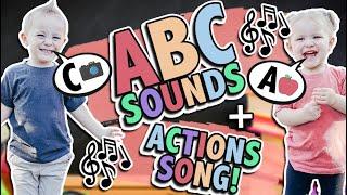 ABC SOUNDS & ACTIONS SONG | Preschool Phonics Song | Order to Teach the Alphabet | The Carnahan Fam