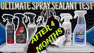 CHEAP v EXPENSIVE ULTIMATE SPRAY SEALANT SHOOT OUT RESULTS AFTER 4 MONTHS