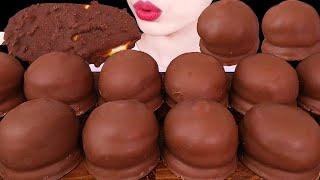 ASMR MUKBANG｜CHOCOLATE MARSHMALLOW ICE CREAM, DUBAI CHOCOLATE COOKIE 초콜릿 마시멜로 아이스크림 두바이 초코쿠키 먹방