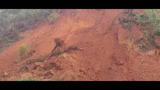 LANDSLIDE FOOTAGE! TODAY'S CORTALIM INCIDENT! SEE THIS !