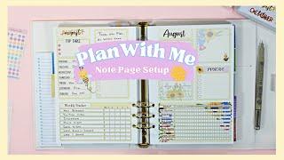  NEW  PLAN WITH ME  A5 Compact Vertical Erin Condren || Notes Page Ideas and Setup