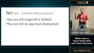 What's New in Visual C++ 2015 and Future Directions - Steve Carroll • Ayman Shoukry [ CppCon 2015 ]