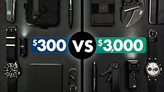 $300 vs $3,000 complete “Blackout” Everyday Carry