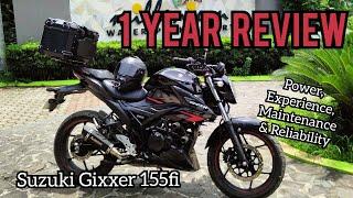 Suzuki Gixxer 155fi Owner's 1 year  of use REVIEW