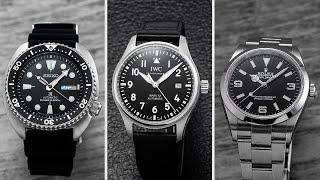 The Best Watches With Black Dials - 18 Watches Mentioned