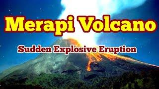 Merapi Volcano Suddenly Erupted In Huge Explosion, Java, Indonesia, Indo-Pacific Ring Of Fire