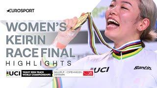 GOLDEN GLORY!  | Women's Keirin Race Final | UCI Track World Championships 2024