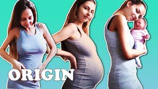 Miriam's Pregnancy Time Lapse - Week By Week Pregnancy Transformation | Origin