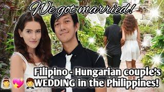 OUR WEDDING DAY IN THE PHILIPPINES! Filipino - Hungarian couple getting married in the Philippines