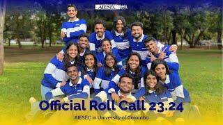 Roll Call 23.24 | AIESEC in University of Colombo