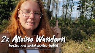 ALLEIN WANDERN IM TEUTOBURGER WALD | Erstes mal allein als Frau in unbekanntem Gebiet wandern