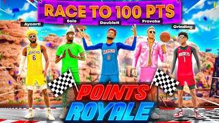 FIRST EVER 100 POINT RACE ROYALE EVENT! Which YouTuber can SCORE 100 points the fastest w/ RANDOMS?