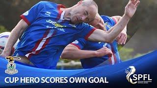 Scottish Cup goal-hero Raven scores in his own net