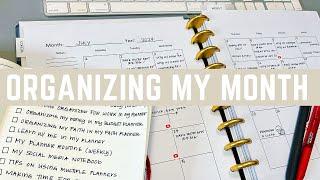 Organizing the Month of July in my Functional Planner #monthlyorganization #planwithme