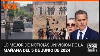 Lo mejor de Noticias Univision de la mañana | miércoles 5 de junio de 2024