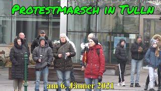 PROTESTMARSCH in TULLN am 6. Jänner 2021