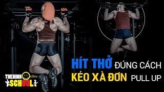 Hít thở đúng cách bài tập GYM kéo xà đơn - Pull Up