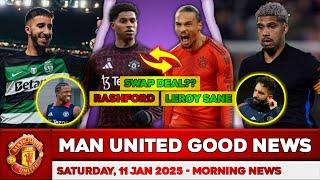  MANCHESTER UNITED NEWS TODAY  MAN UTD TRANSFER  AMORIM TRANSFER !! RASHFORD SWAP LEROY SANE ??