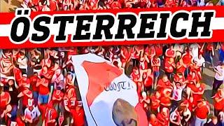 Wir singen rot weiß Österreich | Austria football fans chant Street Corteo Euro 2024 gesang Germany