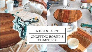 How to make resin serving boards and coaster